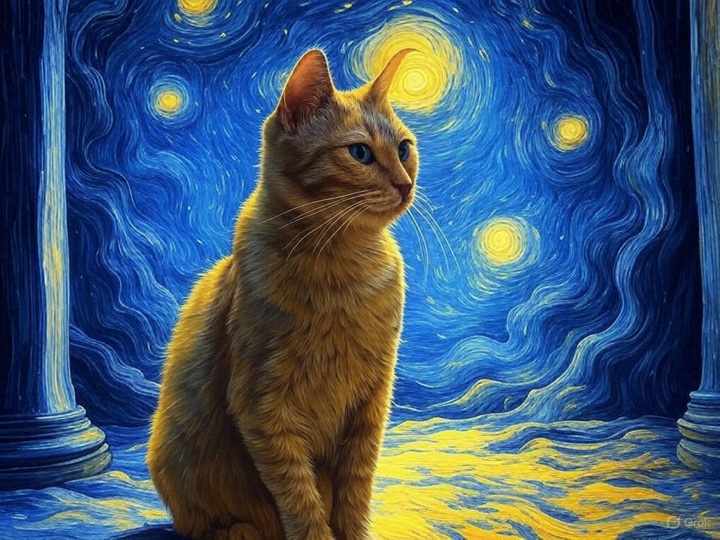 Van Gogh Cat