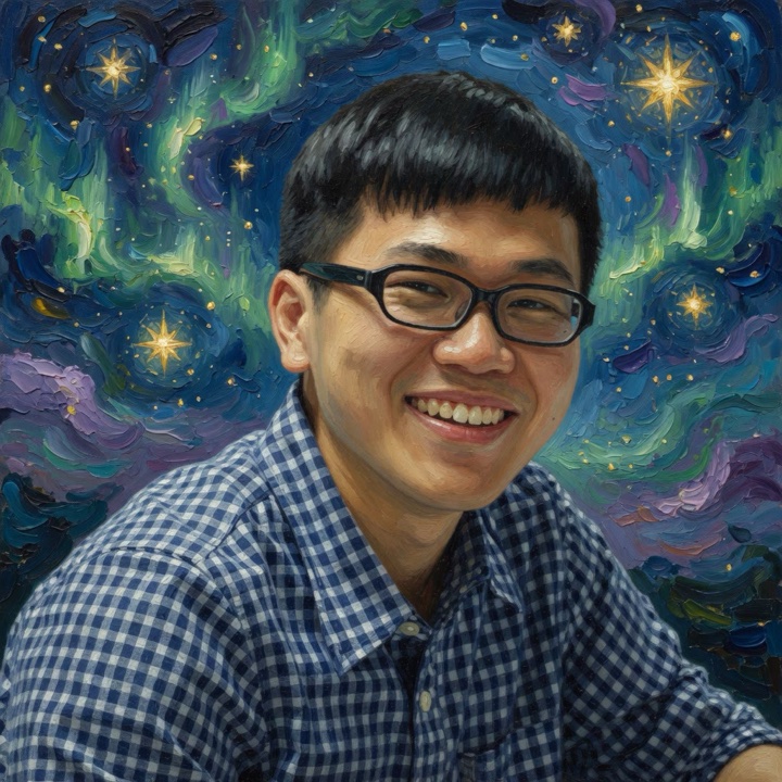 Self-Portrait, Starry Night